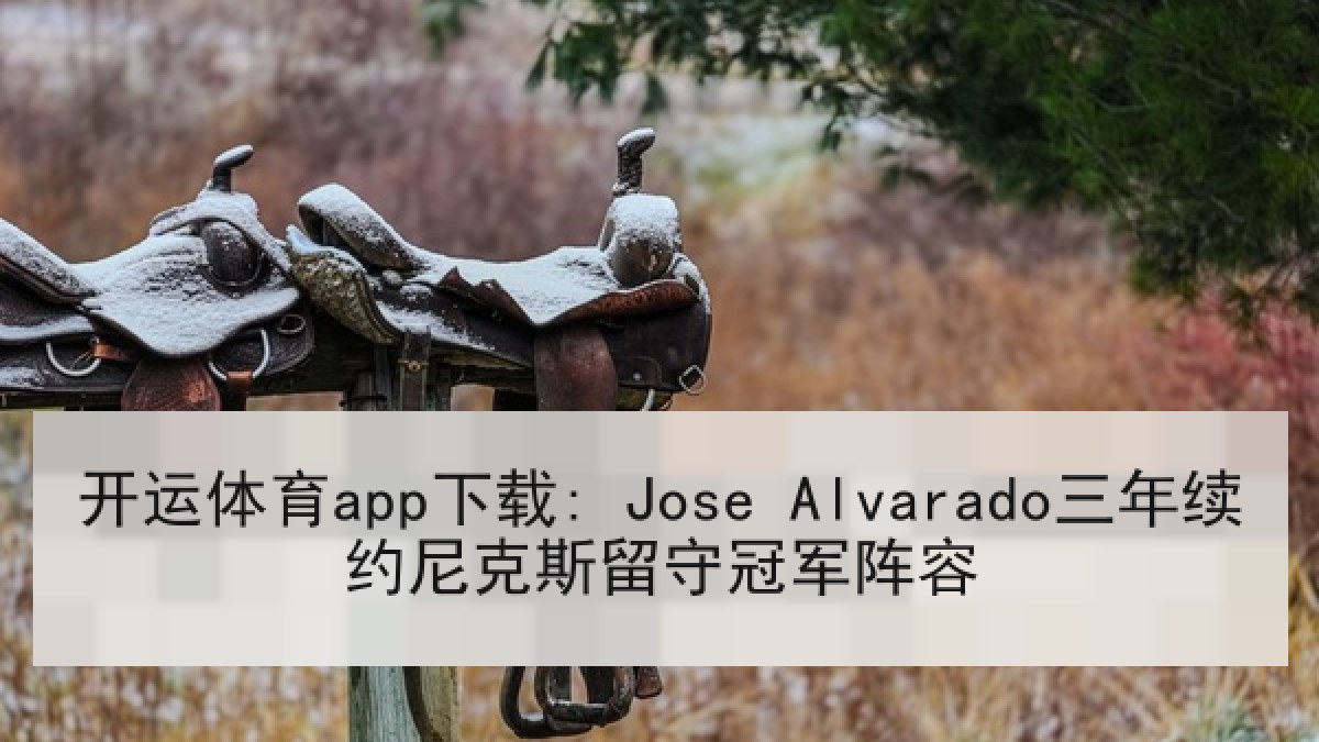 开运体育app下载: Jose Alvarado三年续约尼克斯留守冠军阵容